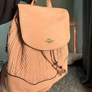 Coach backpack pink